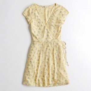 Hollister Floral Wrap Dress